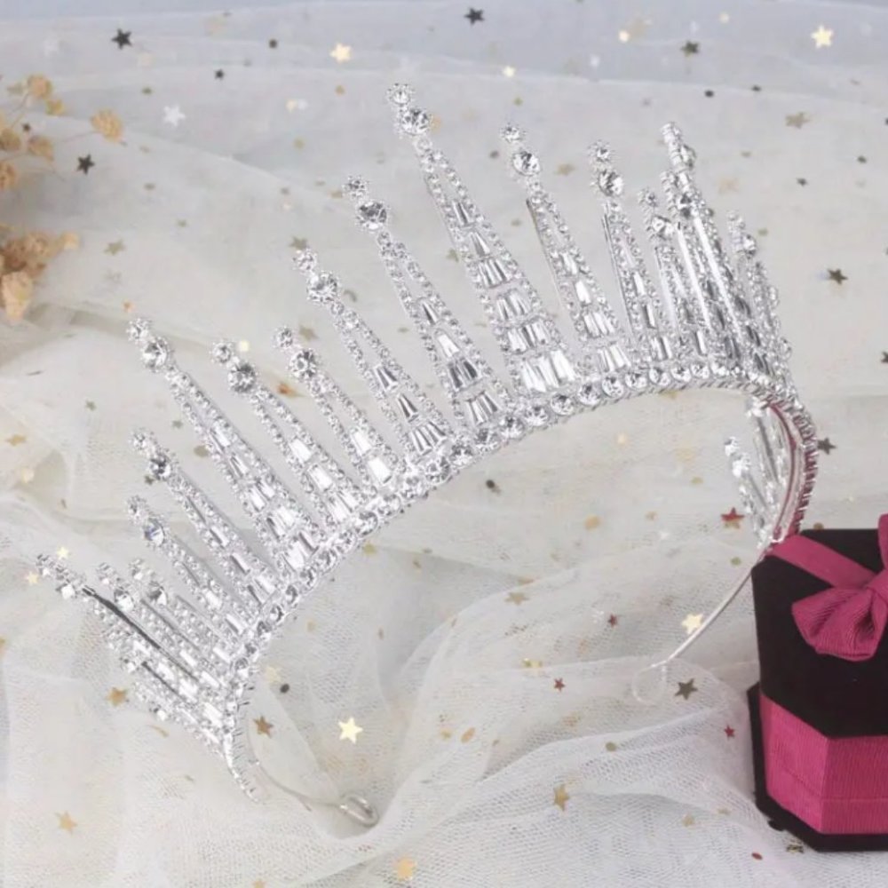 Bridal Crown Rhinestone - Picture 2 of 4